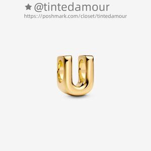 Pandora Letter U Alphabet Mini Charm|Pendant
